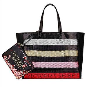 BRAND NEW Victoria’s Secret sequenced tote bag